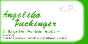 angelika puchinger business card